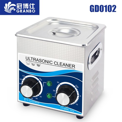 Granbo GD0102 Mechanical with heating ultrasonic cleaner 2L capacity 60W power