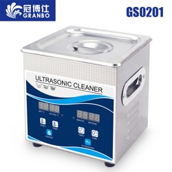 冠博仕GS0201數(shù)顯按鍵超聲波清洗機1.3L容量120W功率