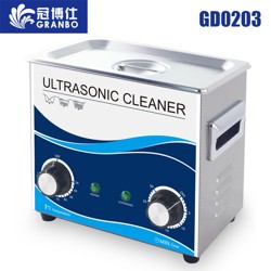 冠博仕GD0203機械帶加熱超聲波清洗機3.2L容量120W功率