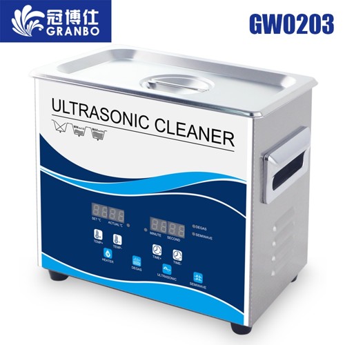 冠博仕GW0203變波脫氣超聲波清洗機(jī)3.2L容量120W功率